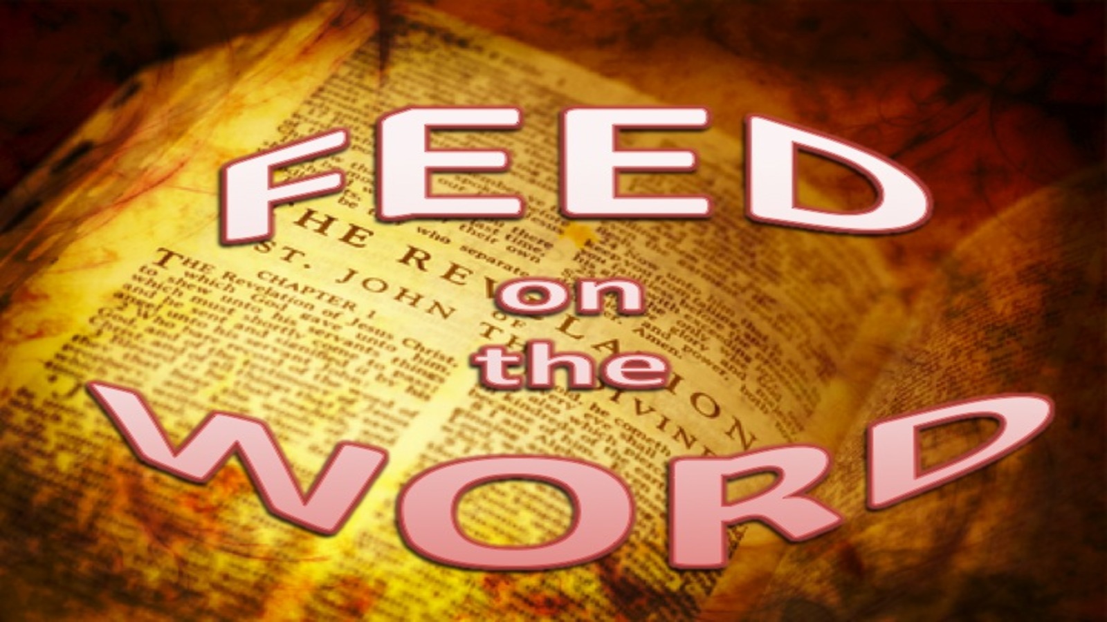Feed On The Word (yellow)